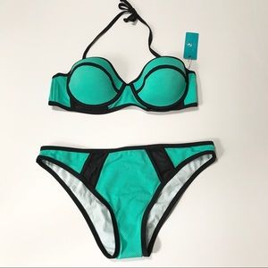Two piece bathing suit